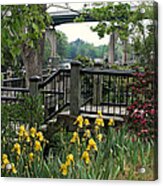 Riverwalk In Spring Acrylic Print