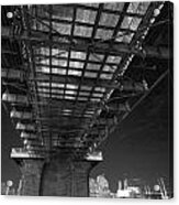 Roebeling Bridge Black And White Acrylic Print