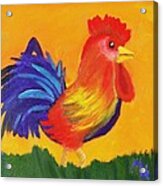 Royal Rooster Acrylic Print