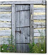 Rustic Door Acrylic Print