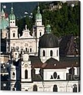 Salzburg City Skyline Acrylic Print