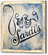 Sardi's Acrylic Print