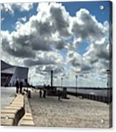 Sky In Liverpool, This Pic Was Talken Acrylic Print