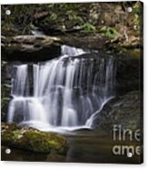 Small Waterfall Slicum Creek Acrylic Print