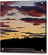 St. Ignace Sunset Acrylic Print