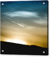 Star Trails Acrylic Print