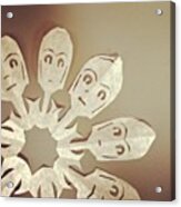 #starwars #snowflake #c3po Acrylic Print