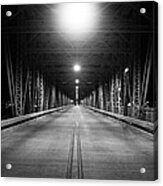 Steel Bridge Night Acrylic Print
