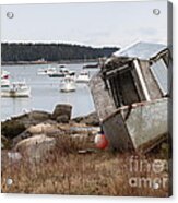 Stonington Harbor Acrylic Print