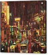 Sudden Downpour Opening Night Acrylic Print