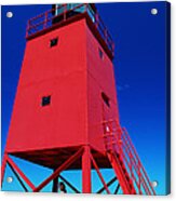 Summer Fun Down By The Lighthouse Acrylic Print