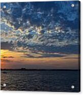 Sunset Rockaway Point Pier Acrylic Print