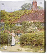 Surrey Cottage By Helen Allingham Acrylic Print