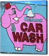 Tacoma Elephant Car Wash Acrylic Print