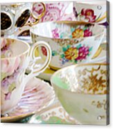 Teacups Acrylic Print