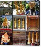 Ten Thousand Buddhas Monastery Acrylic Print