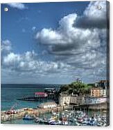 Tenby Harbour Pembrokeshire 3 Acrylic Print