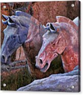 Terracotta Warriors' Horses 1 Acrylic Print