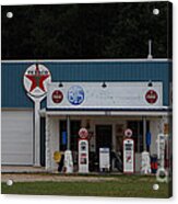 Texaco Gas Station Acrylic Print