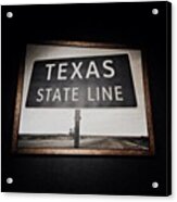 Texan Decor Acrylic Print