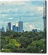 The Beautiful Toronto Skyline Viewed Acrylic Print