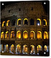 The Colosseum And The Moon Acrylic Print