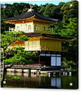 The Golden Temple In Kyoto Acrylic Print