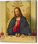 The Supper At Emmaus Acrylic Print