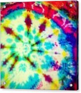 Tiedye Acrylic Print