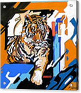 Tiger Design Acrylic Print