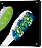 Toothbrush Reflection Acrylic Print