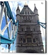 Tower Bridge #towerbridge #london Acrylic Print