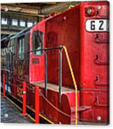 Trains - Red Diesel Locomotive 620 Acrylic Print
