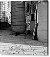 Two Silos Wern Farm Acrylic Print