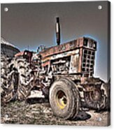 Uncle Carly's Tractor Acrylic Print