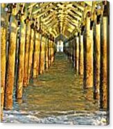 Under The Boardwalk Acrylic Print