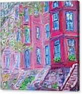 Upper West Side Brownstones Acrylic Print