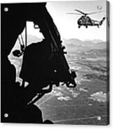 Vietnam War. Us Army Helicopter Acrylic Print