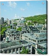View Of Montreal  From Royal Victoria College Acrylic Print