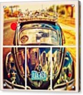 #volkswagen #bug #beetle #ragtop Acrylic Print