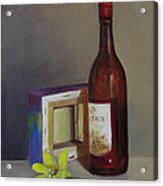 Wine And Canvas Acrylic Print