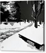 Winter Park Acrylic Print