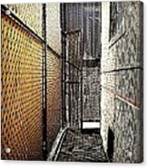 Wire-fence Alley Acrylic Print
