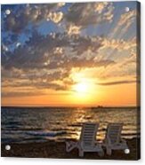 Wish You Were Here - Cyprus Acrylic Print