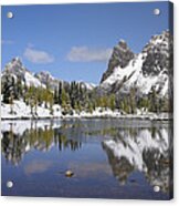 Wiwaxy Peaks And Cathedral Mountain Acrylic Print