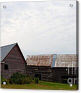 Wood And Log Sheds Acrylic Print