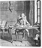 Writing, 18th Century Acrylic Print