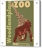 Zoo Poster Acrylic Print