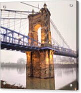 The Roebling Bridge Acrylic Print