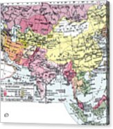 Map: Europe In Asia #0078763 Acrylic Print